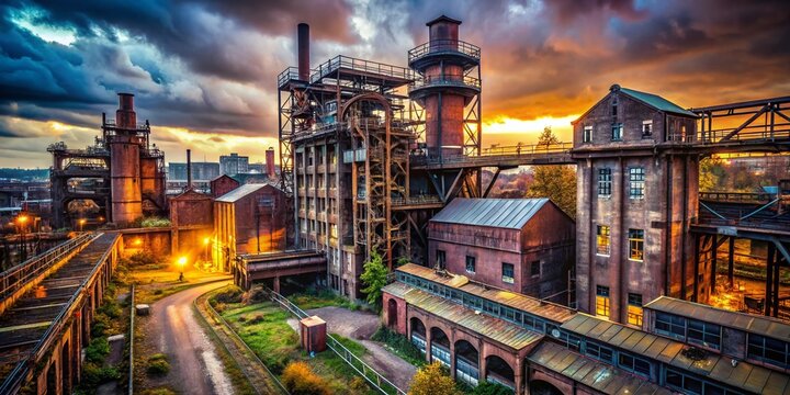 Esch-Belval, Luxembourg: Urban Exploration Photography - Post-Industrial Architecture