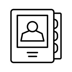 Contacts Vector Icon