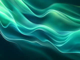 Obraz premium Abstract Gradient Background in Green and Blue with Grainy Texture,texture, blur, abstract, background,Green abstract geometric scratches, abstract poster with wavy lines and circles,High-resolution