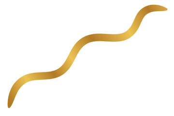 Fototapeta premium luxury ribbon blank gold element, golden ribbon element design template transparent png