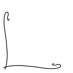 Hand Drawn Corner Border 