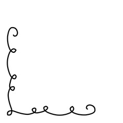 Hand Drawn Corner Border 