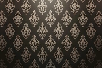 Elegant damask pattern design interior decor wall art luxury ambiance close-up photography sophisticated aesthetics