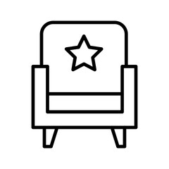 Cozy Chair Vector Icon