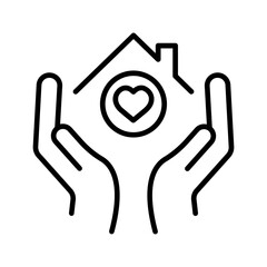 Rent Assistance Vector Icon