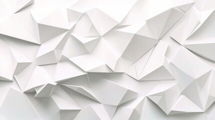 Obraz premium 3D Abstract White Background with Geometric Shapes and Textures