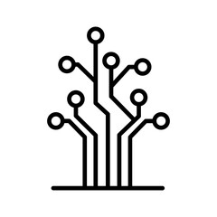 Electronic Components Vector Icon