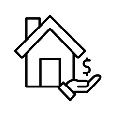 Rent Control Vector Icon