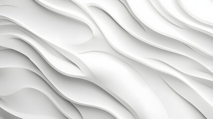 Obraz premium Abstract White Wave Design Background Image
