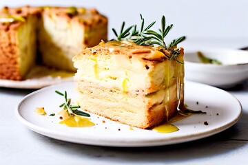 rosemary olive oil cake a moist tender cake made with fruity oli