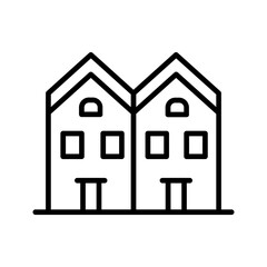 Rental Property Vector Icon