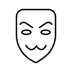 Hidden Face Vector Icon