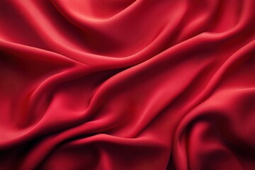 Obraz premium Elegant red suede texture fashion design textiles studio setting close-up view luxurious feel