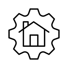 Rental Property Management Vector Icon