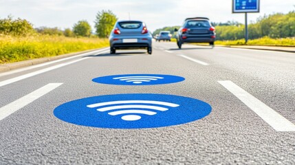 Wireless Road Technology: Smart Highway with Wifi Zones