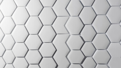 Fototapeta premium Symmetry in Simplicity: The Hexagon Design.