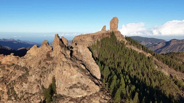 Explore the breathtaking Roque Nublo in Gran Canaria with stunning rock formations and natural beauty