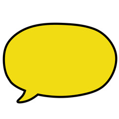 yellow speech bubble. yellow speech bubble cartoon box icon