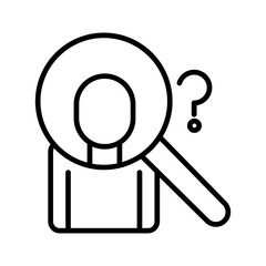 Unknown Identity Vector Icon