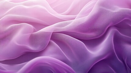 Obraz premium Purple fabric texture, soft folds, gradient background, design element.