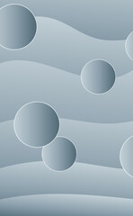 Realistic abstract 3D ball. Geometric composition memphis, geometric basic sphere color concept vector illustration background.