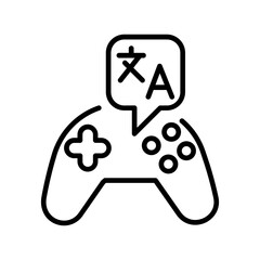 Language Games Vector Icon