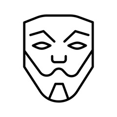 Anonymous Symbol Vector Icon