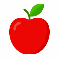 red apple illustration