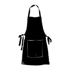 kitchen apron silhouette