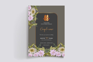 floral bridal shower invitation templates