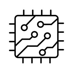 Electronic Parts Vector Icon