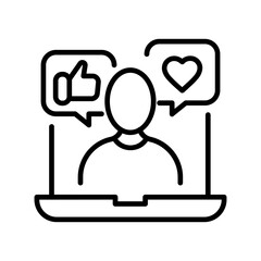 Social Influence Vector Icon