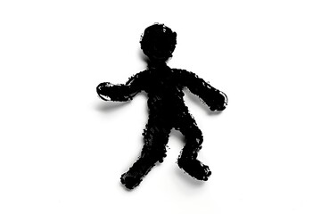 gingerbread man silhouette for Christmas
