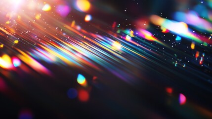 A colorful, abstract image with a lot of different colors and shapes