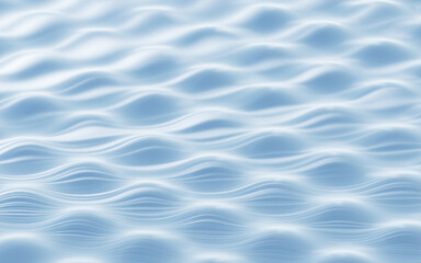 Obraz premium Blue abstract curves with shadow and light background, 3d rendering.