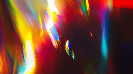 A colorful, abstract image with a lot of different colors and shapes