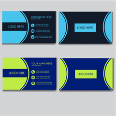 Modern and simple business card design