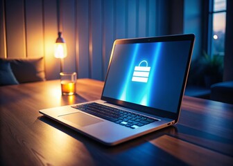 Low-Light Login Screen: Secure Access with Username and Password