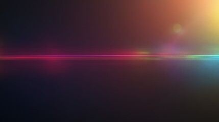 A blurry image of a colorful line with a bright light shining on it