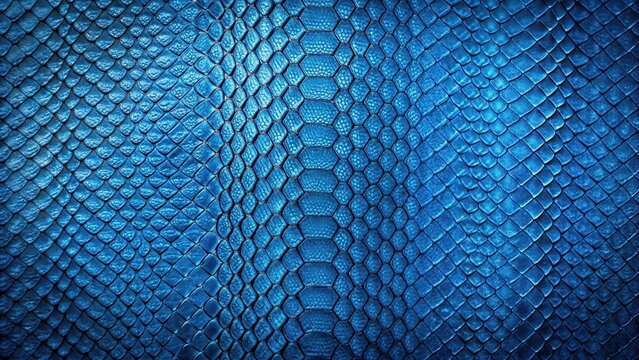 Snake skin texture with blue background, blue skin, blue snake skin,  blue skin