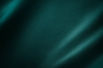 Dark Teal Green Satin Fabric Texture Background with Smooth and Shiny Folds, Abstract Backdrop Featuring Delicate Satin Material, Luxurious and Elegant Look. Generative Ai