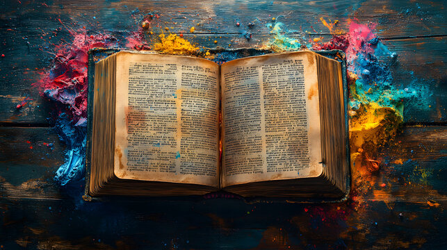 A Rustic Display Celebrating the Significance of Language Preservation on International Mother Language Day