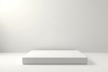 Modern Minimalist White Product Display