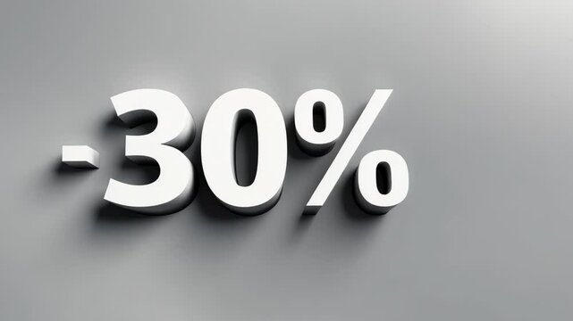 Discount Offer on Selected Items With 30 Percent Price Reduction
