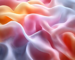 Abstract pastel fabric waves. (4)