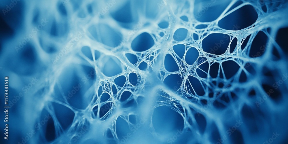 Poster abstract blue network texture background.