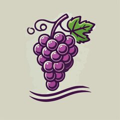 illustration of grapes