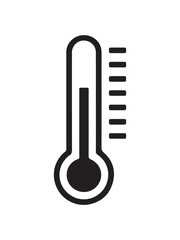 Thermometer Icon vector isolated on white background