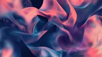 Ultra futurist tech abstract background. Generative AI