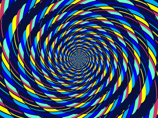 Abstract retro swirl shape background. Abstract vector background, vintage geometric pattern design, simple colorful lines, classic grunge wallpaper.